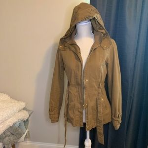 Brown Hooded Jacket